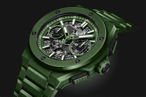 hublot pink and green watch|green Hublot big bang.